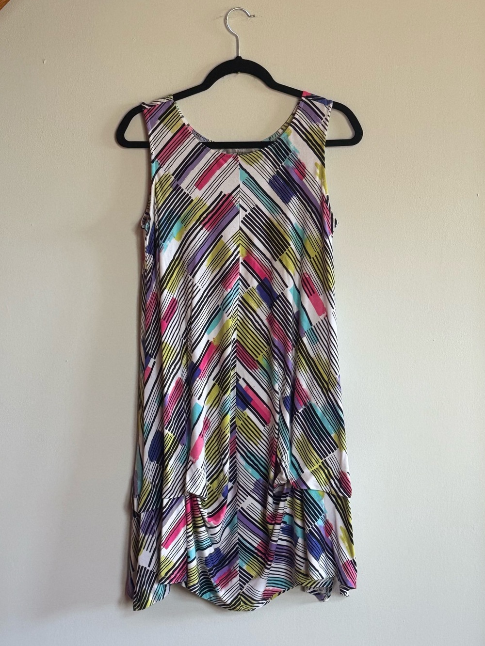 Habitat Sleeveless Tunic Dress Geometric Print Small